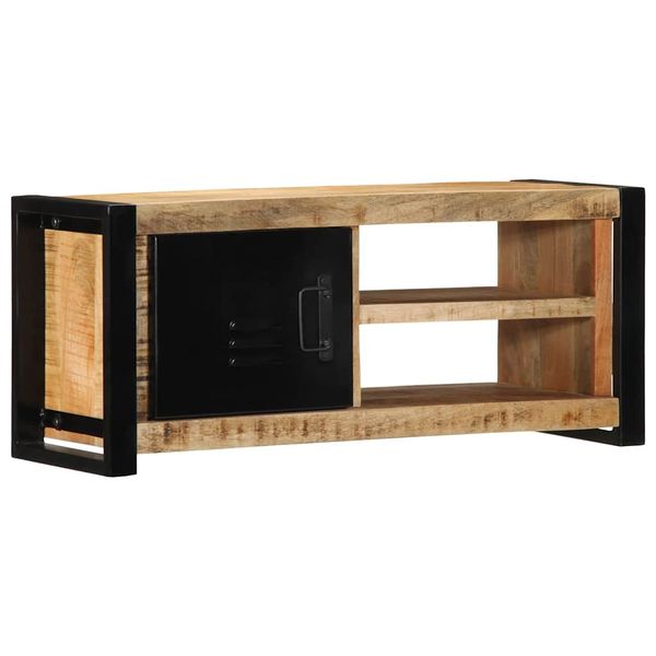 VidaXL TV skrinka 80x30x35 cm Masívne hrubé drevo Mango