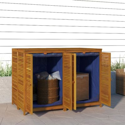 vidaXL Záhradný úložný box 140x87x104 cm masívne akáciové drevo