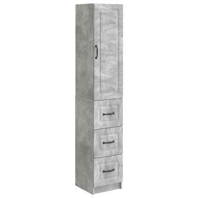 vidaXL Sada skríň 2 pcs Betónovo sivá 33 x 34,5 x 87 cm