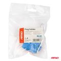 Držiak zástrčky prívesu modrý AMiO-04386