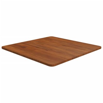 vidaXL Štvorcová stolová doska tmavohnedá 60x60x1,5 cm lakovaný dub