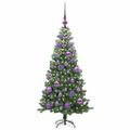 vidaXL Vianočný stromček Zelená 120 cm PVC