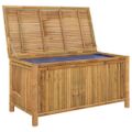 vidaXL Záhradný úložný box 110x52x55 cm bambus