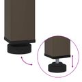 vidaXL Záhradný barový stôl Prírodná a kávová 80 x 80,5 x 105 cm