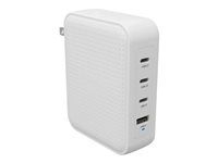 Sieťový adaptér - 145 watt - výstupné konektory: 4 - biela
