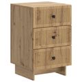 vidaXL Nočný stolík Dub artisan 43 x 41 x 66,5 cm Kompozitné drevo