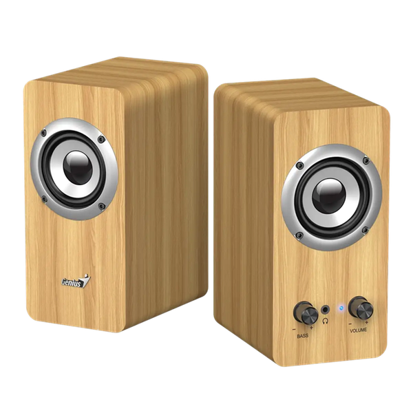 GENIUS SP-HF400 reproduktory, svetlé drevo