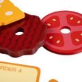 Montessori drevený hamburger Kruzzel 22673