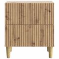 vidaXL Nočný stolík Dub artisan 43 x 34,5 x 48 cm Kompozitné drevo
