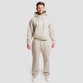 Mikina Aura Hoodie Grey - GymBeam, veľkosť M, 95 % cotton, 5 % elastane