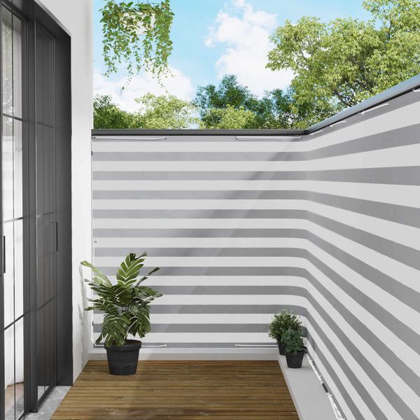 vidaXL Záclona na balkónové súkromie 150 x 700 cm Textil s PU povlakom