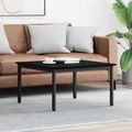 vidaXL Konferenčný stolík Čierny dub 80 x 80 x 45 cm Kompozitné drevo