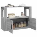 vidaXL Komoda sivý dub sonoma 80x30x60 cm spracované drevo