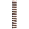 vidaXL Zebra roleta hnedá 50x200 cm šírka látky 45,9 cm polyester