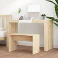 vidaXL Taburetka farba dubu sonoma 70x35x45 cm spracované drevo
