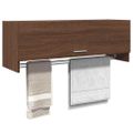 vidaXL Šatník hnedý dub 100x32,5x35 cm spracované drevo