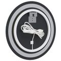 vidaXL Zrkadlo do kúpeľne s LED Priehľadná Ø 40 cm tvrdené sklo