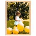 vidaXL Fotorámiky na stenu alebo stôl 5 ks bledý dub 29,7x42 cm