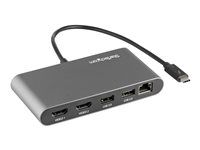 Portable Dual Monitor w/HDMI 4K 60Hz - 2X USB-A Hub (3.2/2.0), GbE - 28cm Cable - TB3 Multiport Adapter - Mac/Windows - Upgraded Version of TB3DKM2HD (TB3DKMHDL) - Dokovacia stanica - Thunderbolt 3 - 2 x HDMI - 1GbE