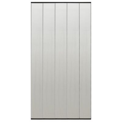 vidaXL Sieťka proti hmyzu na dvere, 5-dielna, čierna 120x240 cm