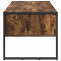 vidaXL Konferenčný stolík Dymová dub 100 x 46 x 40 cm Kompozitné drevo