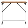 vidaXL Konzolový stôl Staré drevo 75 x 32 x 75 cm Kompozitné drevo