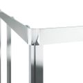 vidaXL Sprchový kút ESG 80x70x180 cm