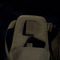 K17087-01-Black-PER PIECE Pentagon Consul Thigh Pouch