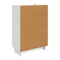 vidaXL Servírovacia skriňa Biely 66 x 34,5 x 95 cm Konštruované drevo