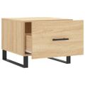 vidaXL Konferenčné stolíky 2 ks dub sonoma 50x50x40cm kompozitné drevo