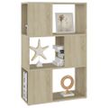 vidaXL Knižnica deliaca stena dub sonoma 60x24x94 cm drevotrieska