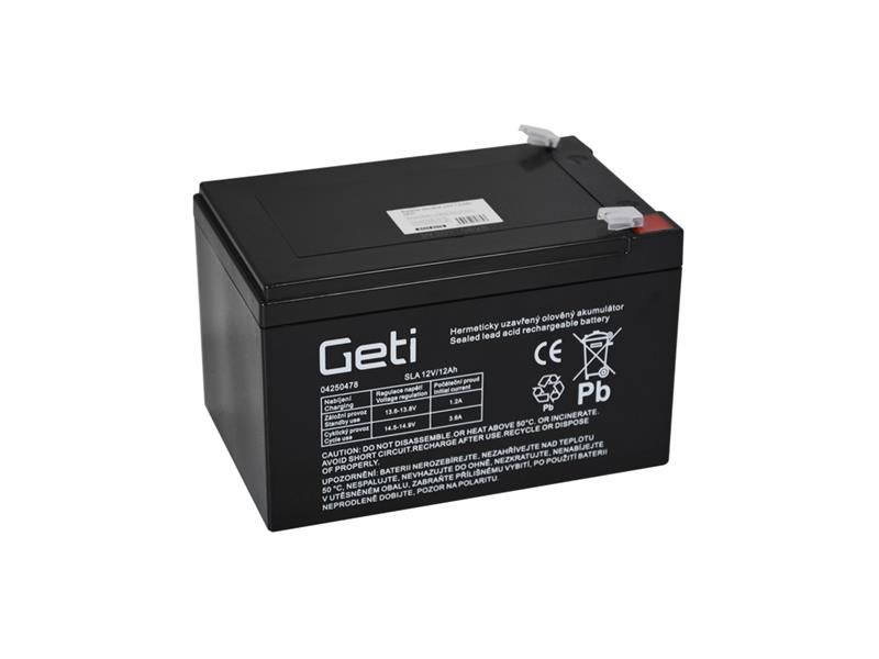 Batérie olovená 12V  12Ah GETI