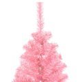 vidaXL Vianočný stromček Ružová 150 cm PVC