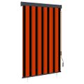 vidaXL Vonkajšia zatemňovacia roleta 120x250 cm oranžová a hnedá