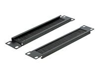 103 Cable Management Brush Strip 1U black