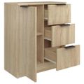 vidaXL Komoda dub sonoma 60x30x70 cm spracované drevo