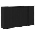 vidaXL Recepčný pult, čierny dub, 180x50x103,5 cm, imitácia dreva