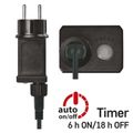 LED vianočný reťazec, 12 m, vonkajší aj vnútorný, teplá/studená biela, časovač