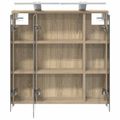 vidaXL Kúpeľňová zrkadlová skrinka Sonoma dub 63,5 x 16 x 62,5 cm