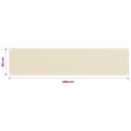 vidaXL Balkónová markíza krémová 90x400 cm HDPE