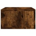 vidaXL Nástenné nočné stolíky 2 ks dymový dub 35x35x20 cm