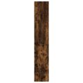 vidaXL Botník so 4 výklopnými zásuvkami dymový dub 80x34x187,5 cm