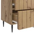 vidaXL Nočný stolík Dub artisan 43 x 34,5 x 49,5 cm Kompozitné drevo