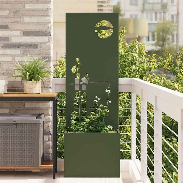 vidaXL Záhradná clona na súkromie Rezací Olivovo zelená 50 x 150 cm