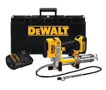 Dewalt Aku mazací lis DeWALT DCGG571M1, 18V XR, 1x aku Li-Ion / 4,0 Ah