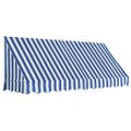 vidaXL Bistro markíza modro-biela 250x120 cm