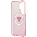 Puzdro Guess IML Gradient Triangle MagSafe pre Samsung Galaxy S26 Ultra ružová