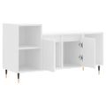 vidaXL TV skrinka biela 100x35x55 cm spracované drevo