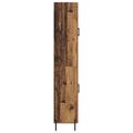 vidaXL Highboard Staré drevo 69,5 x 34 x 180 cm Kompozitné drevo