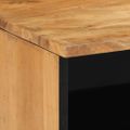 vidaXL TV skrinka Hnedá 100 x 33 x 46 cm Masívne mango drevo